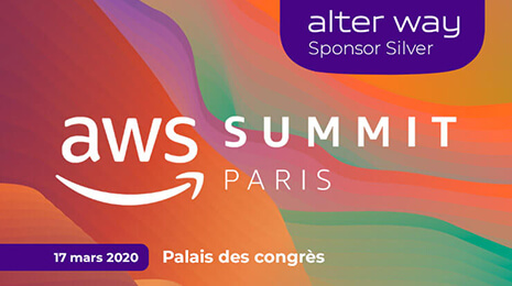 Alter Way est sponsor silver de l'AWS Summit Paris 2020