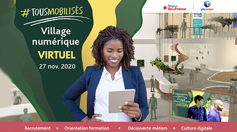#tousmobilisés Village Numérique Virtuel 27 novembre 2020