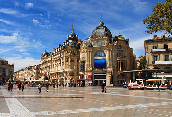 Paysage de Montpellier